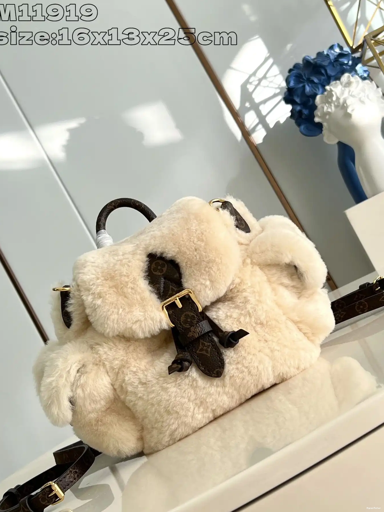 Louis Nano Backpack Vuitton Ski Teddy 0704